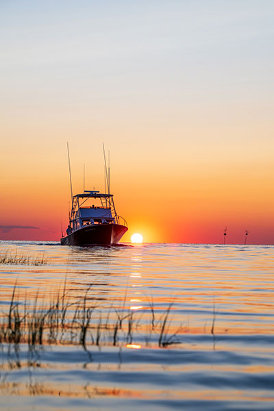 Sunset Ocean Scene