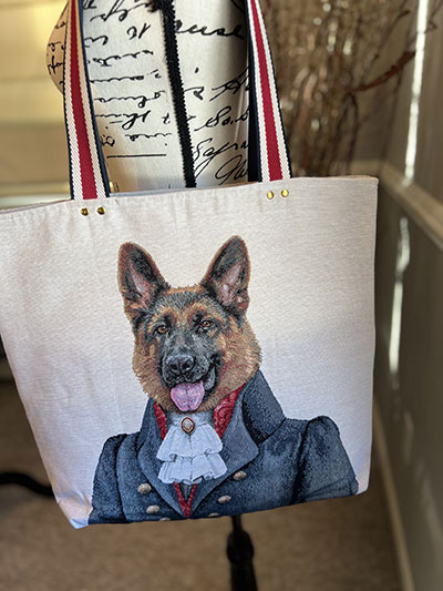 German shepard bag