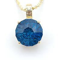 Picture of london blue topaz necklace