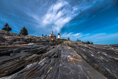 Lighthouse Rocky Coast